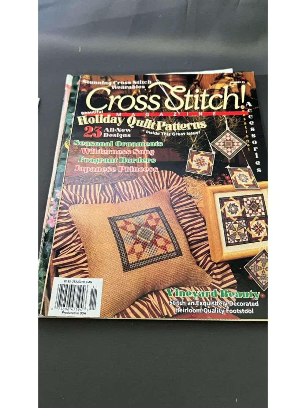 Vintage Cross Stitch Magazine Lot—5 Issues Filled With Creative Inspiration